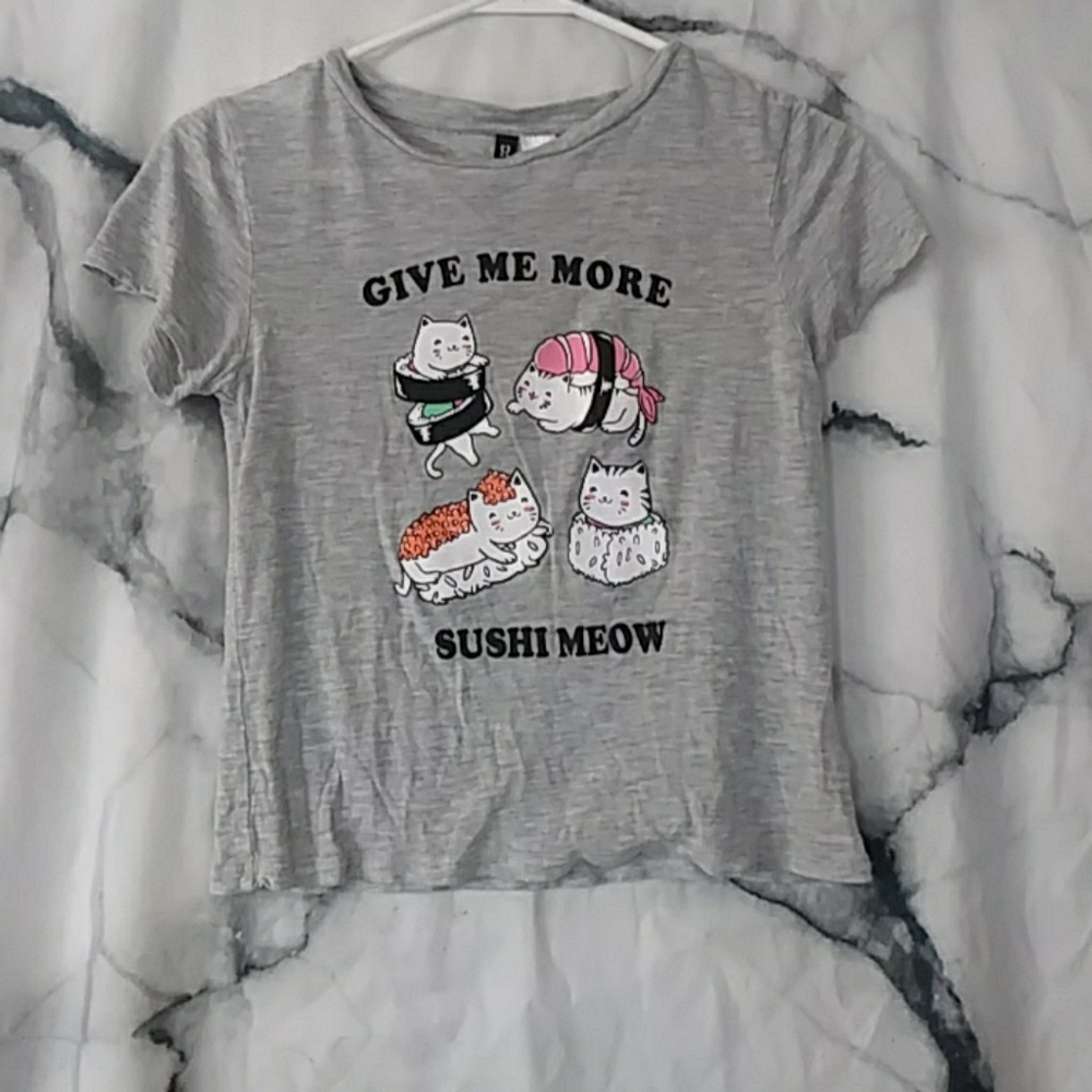 "Give Me More Sushi Meow" tee shirt!!